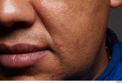 Face Mouth Nose Cheek Skin Man Chubby Wrinkles Studio photo references